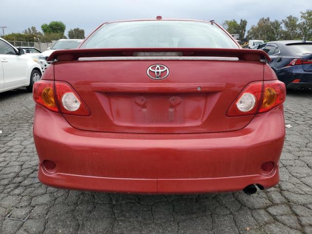 1NXBU40E49Z109286 - 2009 TOYOTA COROLLA BASE 红色 照片 6