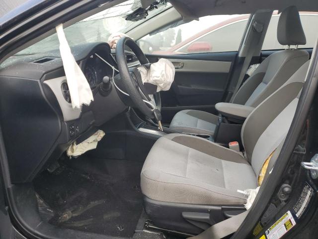 2T1BURHE8HC765945 - 2017 TOYOTA COROLLA L BLACK photo 7