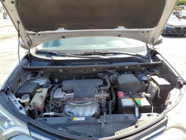 2T3WFREV5GW288184 - 2016 TOYOTA RAV4 XLE SILVER photo 11