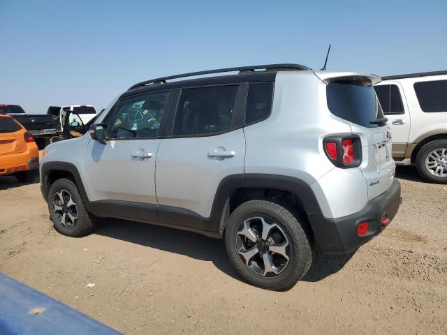 ZACNJDC18MPM31018 - 2021 JEEP RENEGADE TRAILHAWK SILVER photo 2