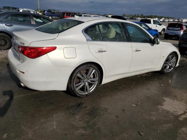 JN1BV7AP0FM344981 - 2015 INFINITI Q50 BASE WHITE photo 3