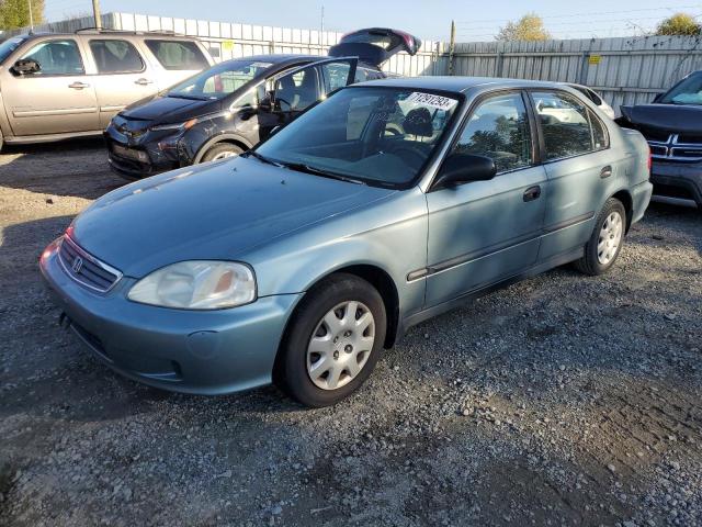 2HGEJ6626YH519089 - 2000 HONDA CIVIC DX TEAL photo 1