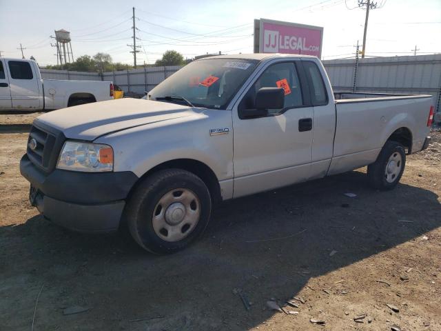 1FTRF12W65NA36945 - 2005 FORD F150 Plata foto 1