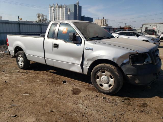 1FTRF12W65NA36945 - 2005 FORD F150 Plata foto 4