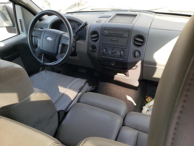 1FTRF12W65NA36945 - 2005 FORD F150 Plata foto 8