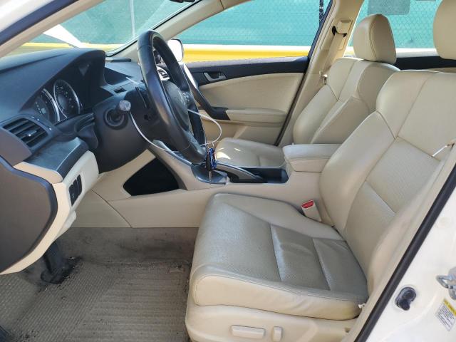 JH4CU2F62AC011945 - 2010 ACURA TSX WHITE photo 7