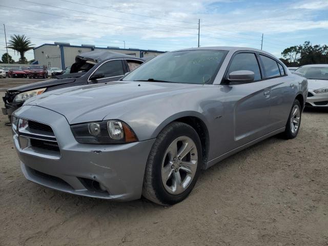 2C3CDXHGXEH207255 - 2014 DODGE CHARGER SXT SILVER photo 1