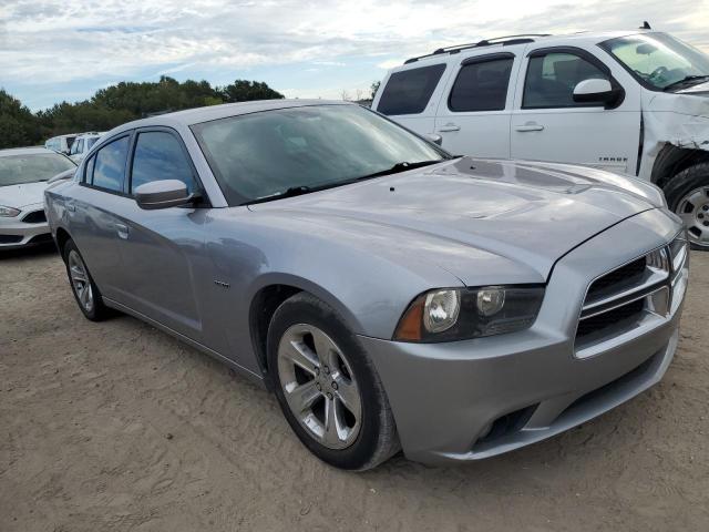 2C3CDXHGXEH207255 - 2014 DODGE CHARGER SXT SILVER photo 4