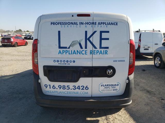 ZFBERFAT1G6C04066 - 2016 RAM PROMASTER CITY WHITE photo 6