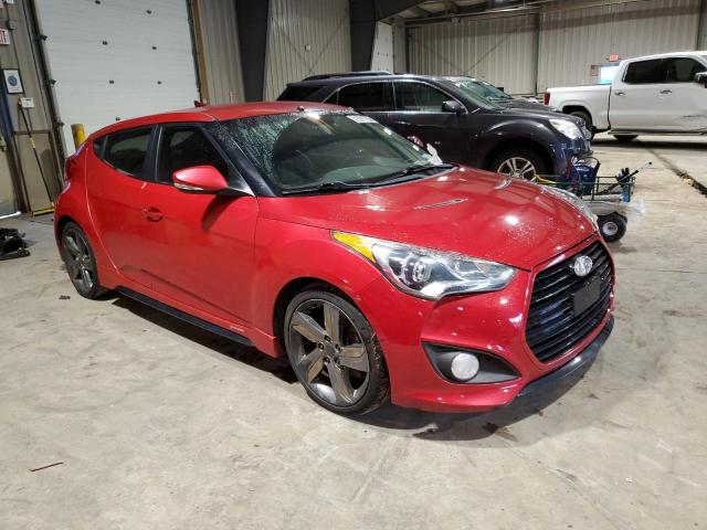 KMHTC6AE0EU199550 - 2014 HYUNDAI VELOSTER TURBO RED photo 4