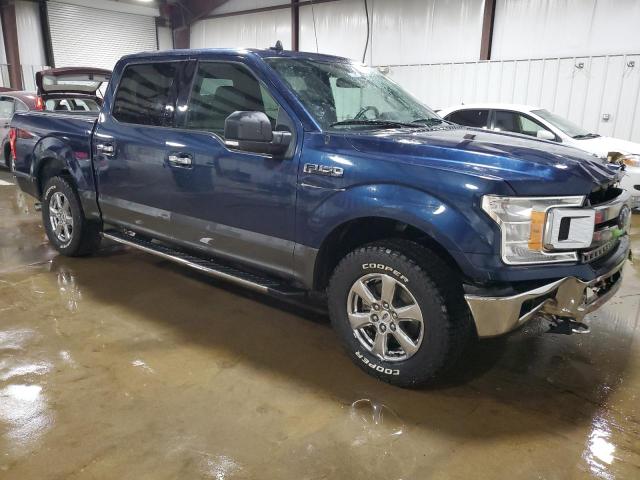 1FTEW1E59KFC39464 - 2019 FORD F150 SUPERCREW 蓝色 照片 4