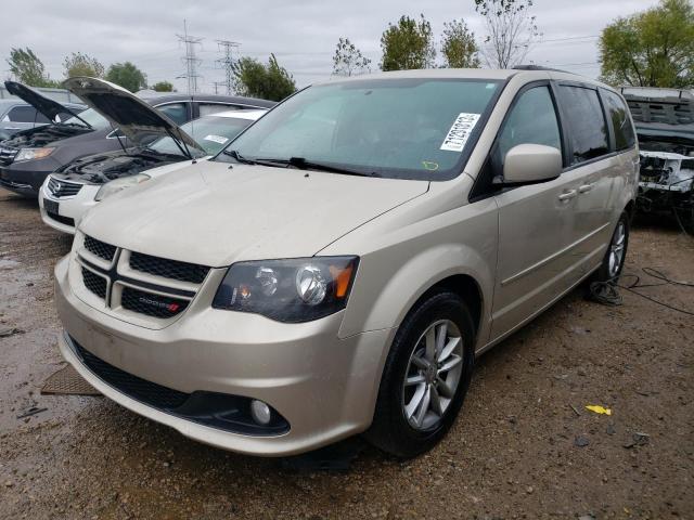 2C4RDGEG0ER349943 - 2014 DODGE GRAND CARA R/T BEIGE photo 1