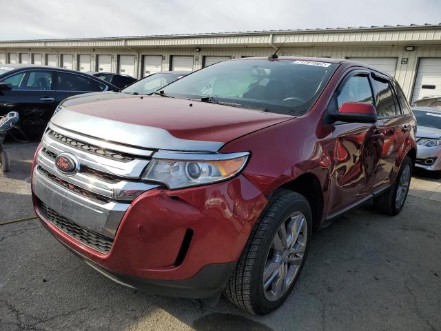 2FMDK3JC4DBB64115 - 2013 FORD EDGE SEL BURGUNDY photo 1