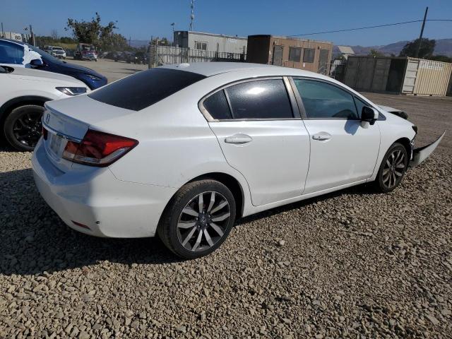 19XFB2F91FE284177 - 2015 HONDA CIVIC EXL WHITE photo 3