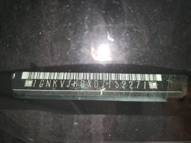 1GNKVJKDXDJ132271 - 2013 CHEVROLET TRAVERSE LT თეთრი ფოტო 13