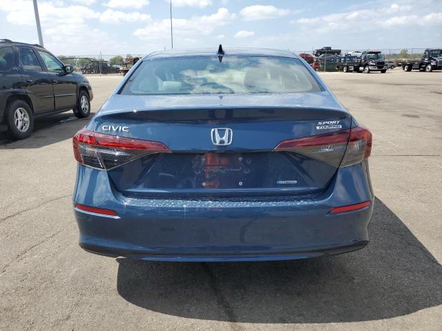 2HGFE4F87SH342318 - 2025 HONDA CIVIC SPORT BLUE photo 6