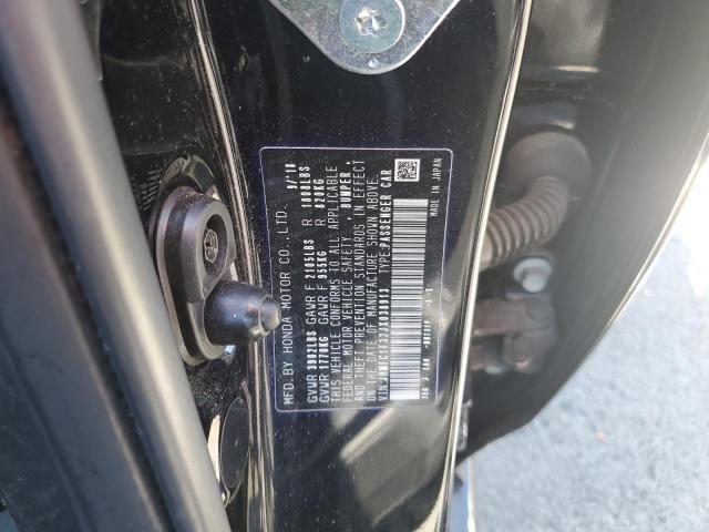 JHMFC1F32JX038913 - 2018 HONDA CIVIC EX أسود صورة 12