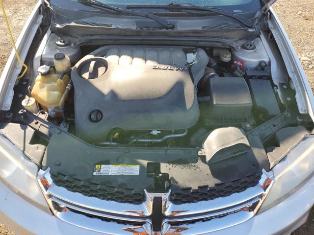 1C3CDZEG9CN222298 - 2012 DODGE AVENGER SXT SILVER photo 11