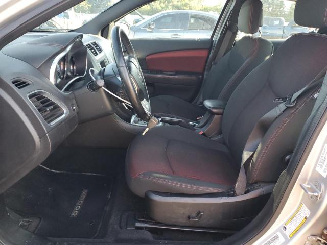 1C3CDZEG9CN222298 - 2012 DODGE AVENGER SXT SILVER photo 7