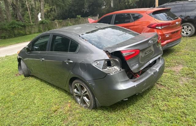 KNAFZ4A80F5324280 - 2015 KIA FORTE EX GRAY photo 3