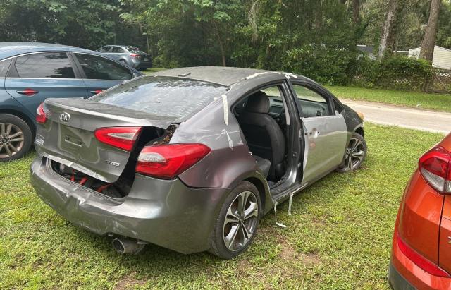 KNAFZ4A80F5324280 - 2015 KIA FORTE EX GRAY photo 4