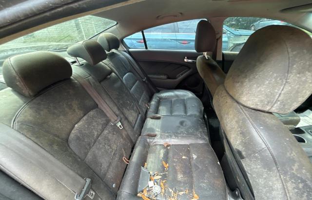 KNAFZ4A80F5324280 - 2015 KIA FORTE EX GRAY photo 6