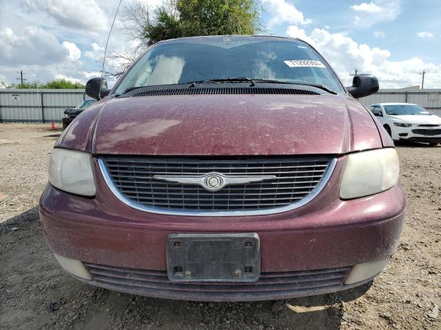 2C8GP64L62R798027 - 2002 CHRYSLER TOWN & COU LIMITED MAROON photo 5