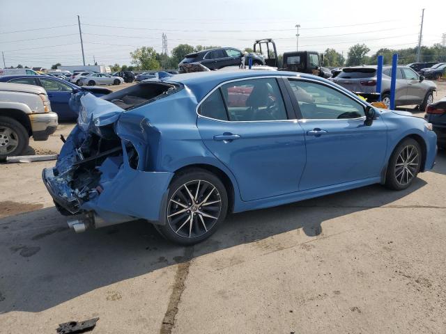 4T1G11BK0RU129485 - 2024 TOYOTA CAMRY SE NIGHT SHADE BLUE photo 3