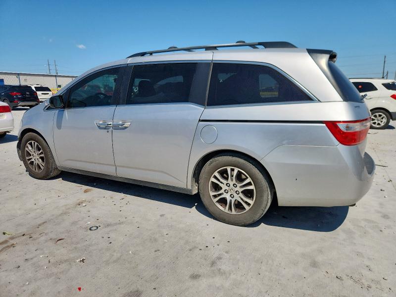 5FNRL5H65BB049669 - 2011 HONDA ODYSSEY EXL ვერცხლისფერი ფოტო 2