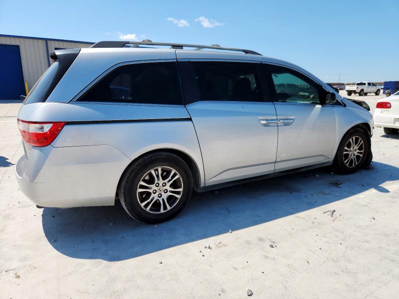 5FNRL5H65BB049669 - 2011 HONDA ODYSSEY EXL ვერცხლისფერი ფოტო 3