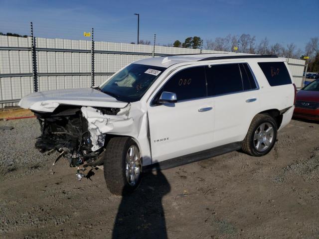 1GNSKBKC0GR335634 - 2016 CHEVROLET TAHOE K1500 LT WHITE photo 1