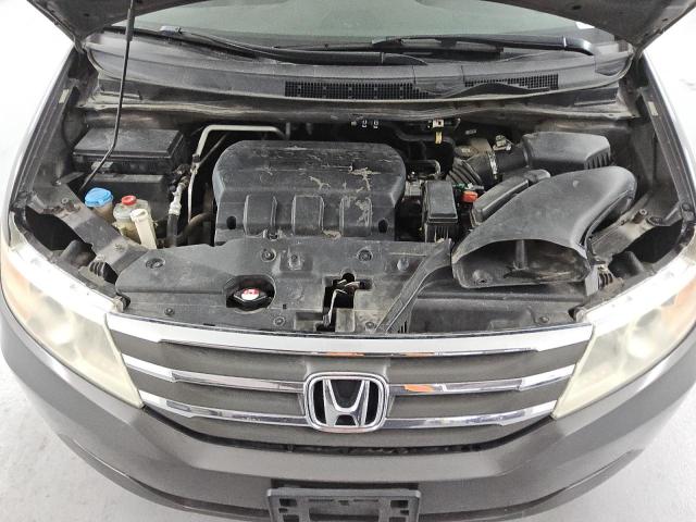 5FNRL5H68DB084399 - 2013 HONDA ODYSSEY EXL Темно-сірий фото 12