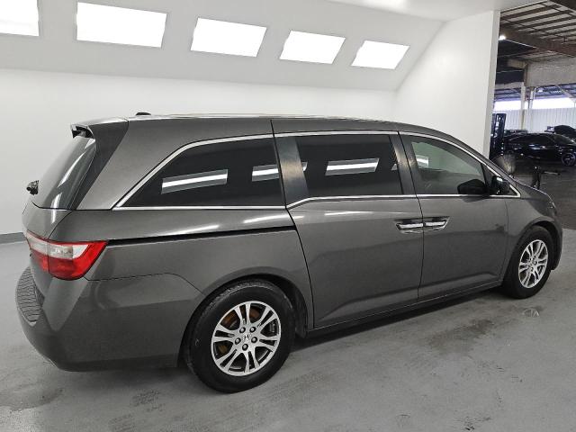 5FNRL5H68DB084399 - 2013 HONDA ODYSSEY EXL Темно-сірий фото 3