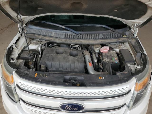 1FM5K7F91EGB37358 - 2014 FORD EXPLORER LIMITED WHITE photo 12
