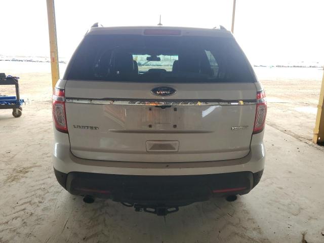 1FM5K7F91EGB37358 - 2014 FORD EXPLORER LIMITED WHITE photo 6