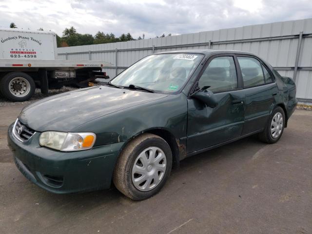 2T1BR12E02C537439 - 2002 TOYOTA COROLLA CE GREEN photo 1