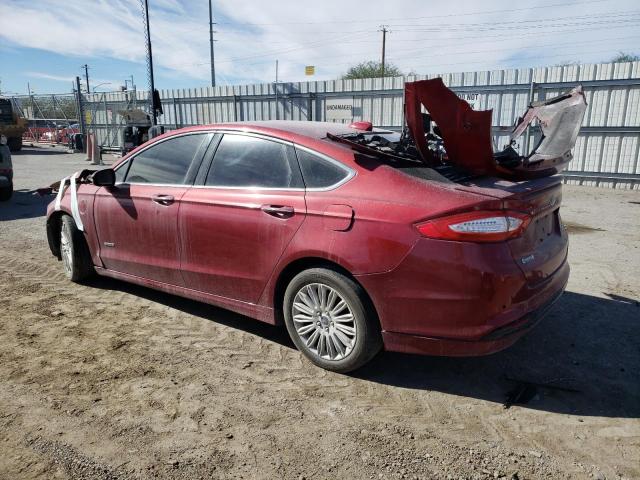 3FA6P0SU0DR332246 - 2013 FORD FUSION TITANIUM PHEV Qırmızı foto 2