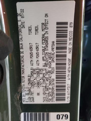 3TMDZ5BN3NM136768 - 2022 TOYOTA TACOMA DOUBLE CAB 绿色 照片 12