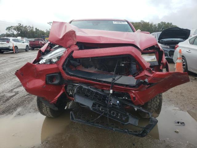 3TMAZ5CN9KM088898 - 2019 TOYOTA TACOMA DOUBLE CAB RED photo 5