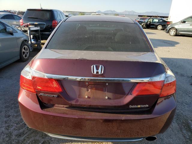 1HGCR2F71DA090960 - 2013 HONDA ACCORD EX MAROON photo 6