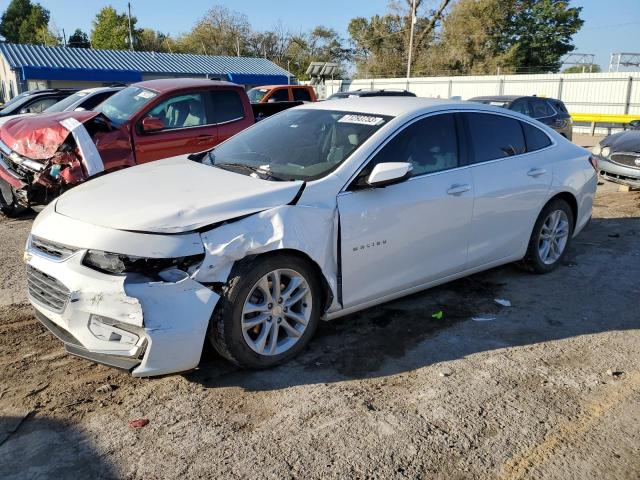 1G1ZF5SU5JF285014 - 2018 CHEVROLET MALIBU HYBRID WHITE photo 1