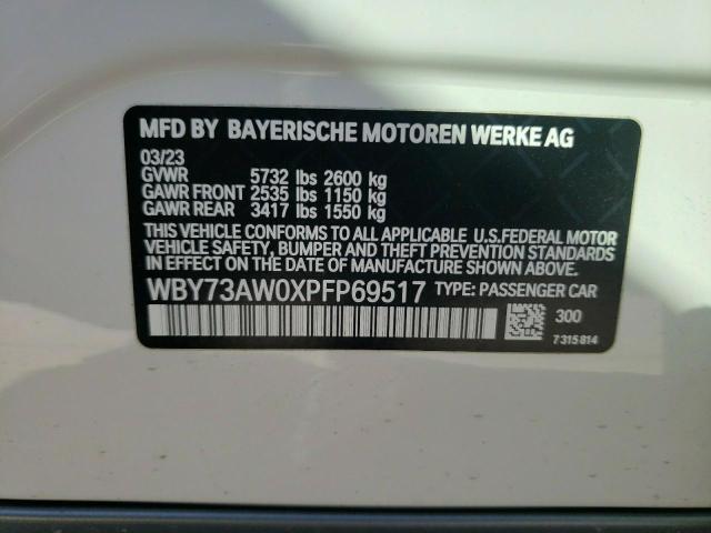 WBY73AW0XPFP69517 - 2023 BMW I4 EDRIVE 白色 照片 13