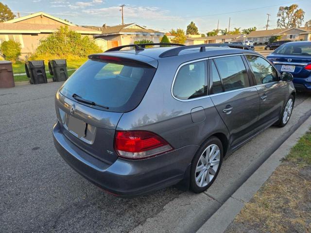 3VWPL7AJ8DM618611 - 2013 VOLKSWAGEN JETTA TDI GRAY photo 4