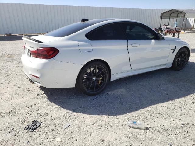 WBS3S7C50KAC09660 - 2019 BMW M4 CS WHITE photo 3