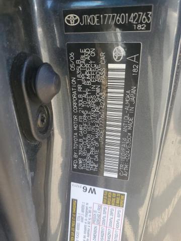 JTKDE177760142763 - 2006 TOYOTA SCION TC 灰色 照片 12