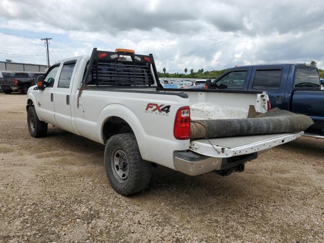 1FT8W3BT4DEB34111 - 2013 FORD F350 SUPER DUTY WHITE photo 2