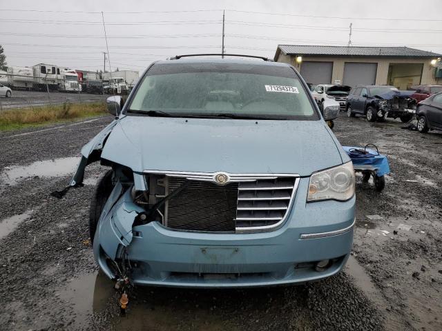 2A4RR7DX9AR399330 - 2010 CHRYSLER TOWN & COU LIMITED BLUE photo 5