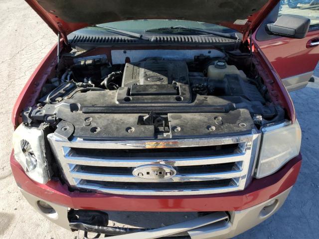 1FMFK18547LA50494 - 2007 FORD EXPEDITION EL EDDIE BAUER RED photo 12