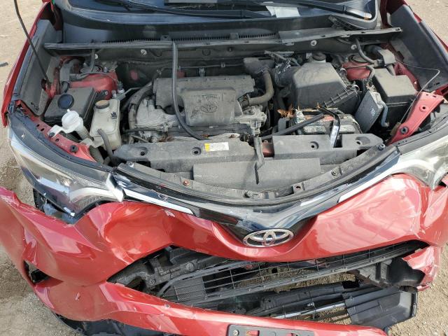 2T3RFREV3GW535991 - 2016 TOYOTA RAV4 XLE RED photo 11