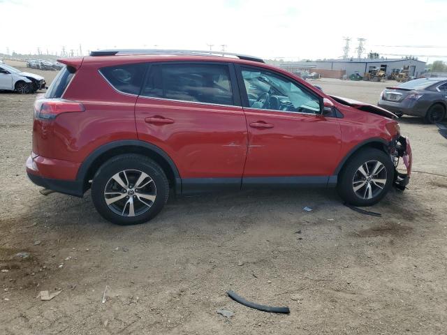 2T3RFREV3GW535991 - 2016 TOYOTA RAV4 XLE RED photo 3